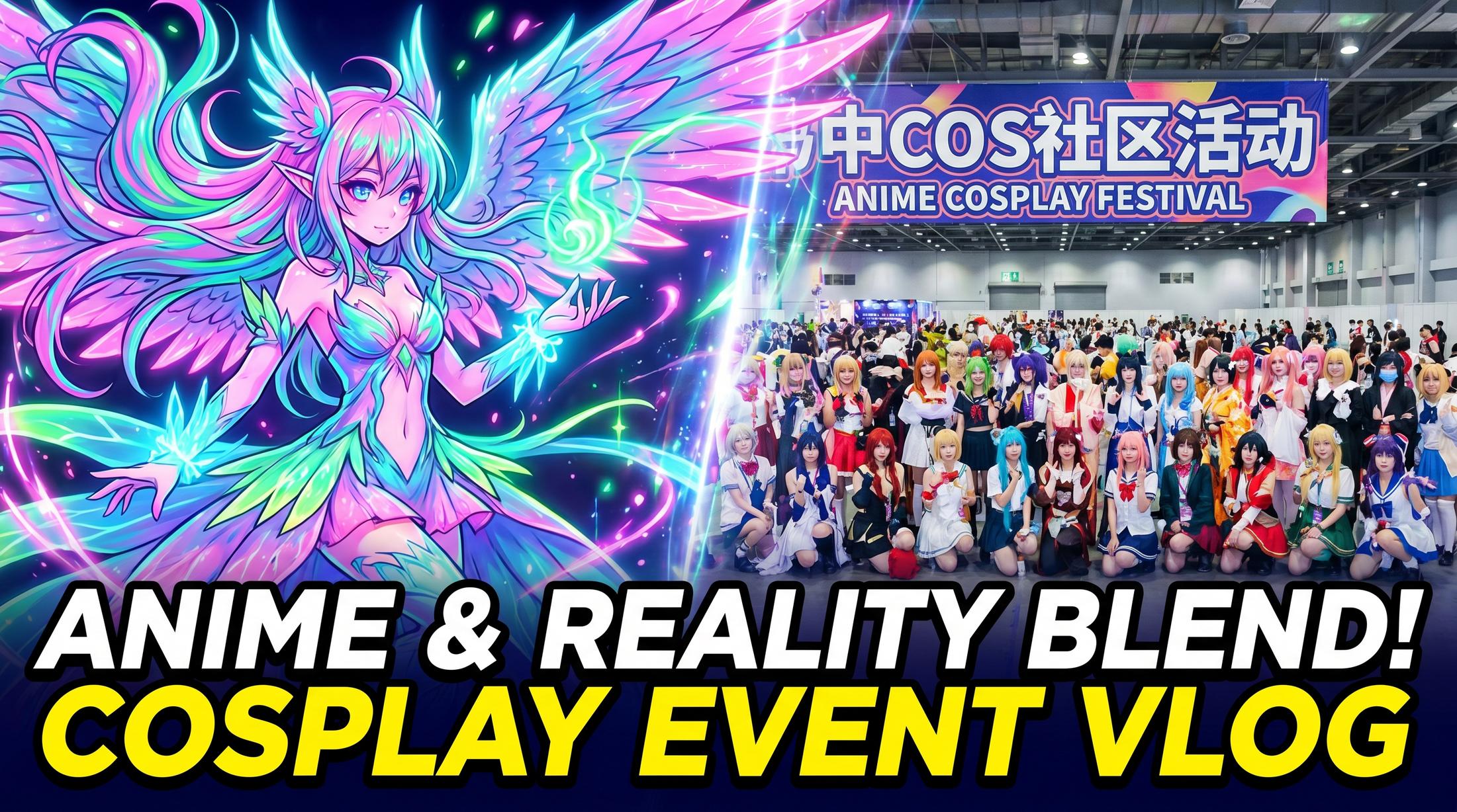 大学生情侣二次元：漫展Cosplay活动合影